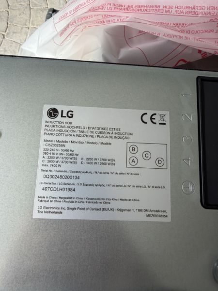 LG Kochfeld CI5Z3025BN Induktion