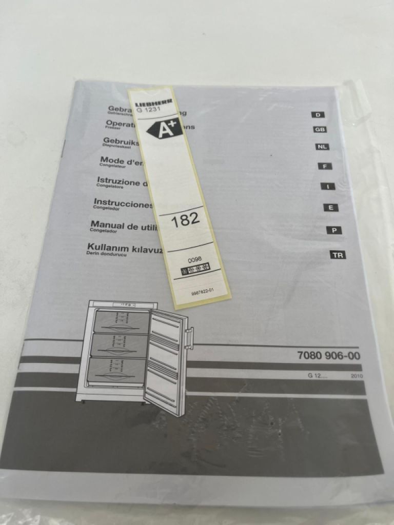 LIEBHERR freezer, 3 compartments, A+