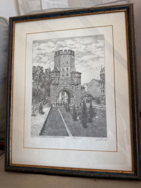 Limited edition - Cöln.Chlodwigplatz with Severinstor