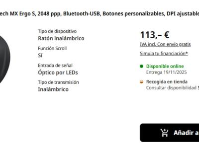 Logitech MX Ergo Kabellose Ergonomische Trackball-Maus