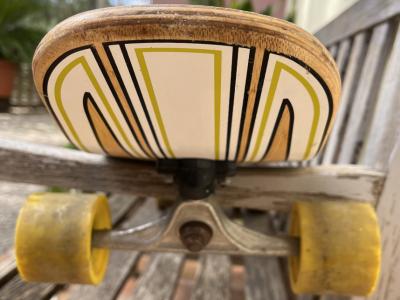 Longboard of the brand Globe (And it's really long in my opinion)