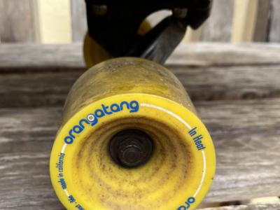 Longboard of the brand Globe (And it's really long in my opinion)