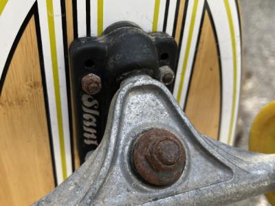 Longboard of the brand Globe (And it's really long in my opinion)