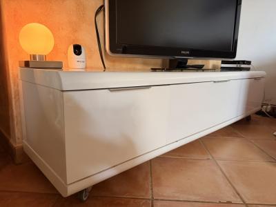 Lowboard white (glossy)