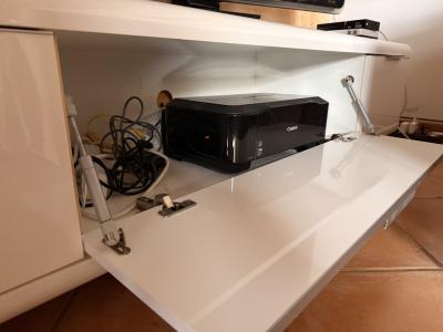 Lowboard white (glossy)