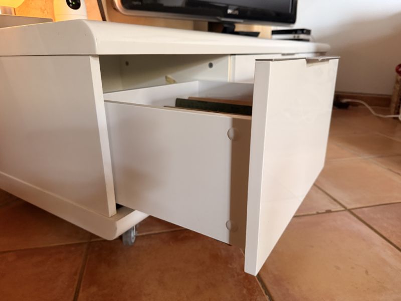 Lowboard white (glossy)