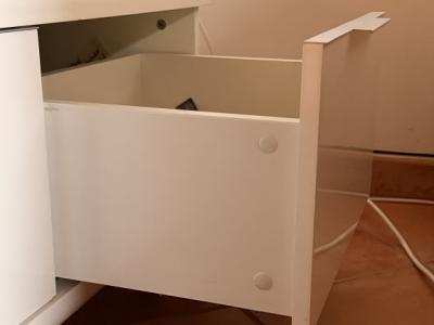 Lowboard white (glossy)