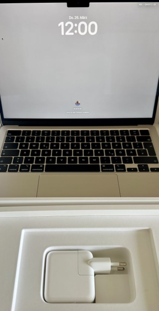 MacBook Air M2 Deutsche Tastatur