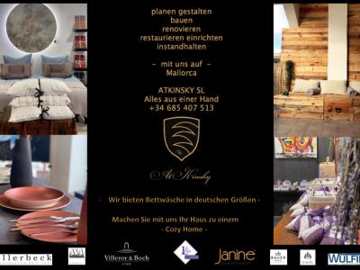 Machen Sie Ihr Haus zu einem Cozy Home - gemeinsam mit AtKinsky Art&Living auf Mallorca
