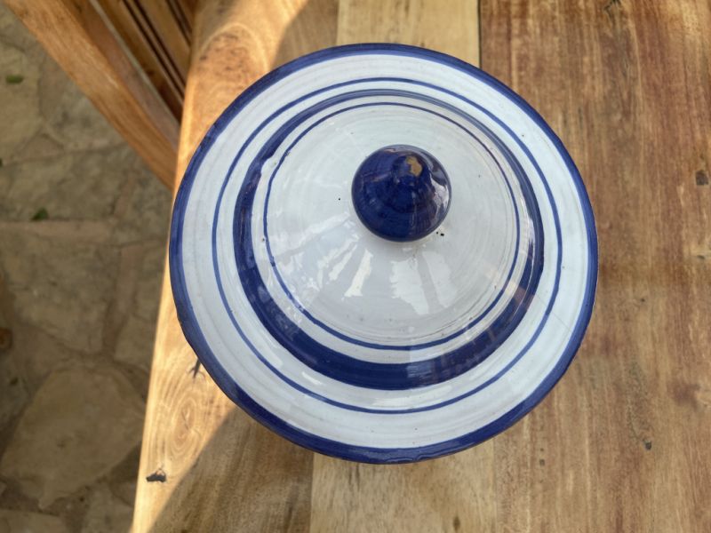 Maceta de barro mallorquina