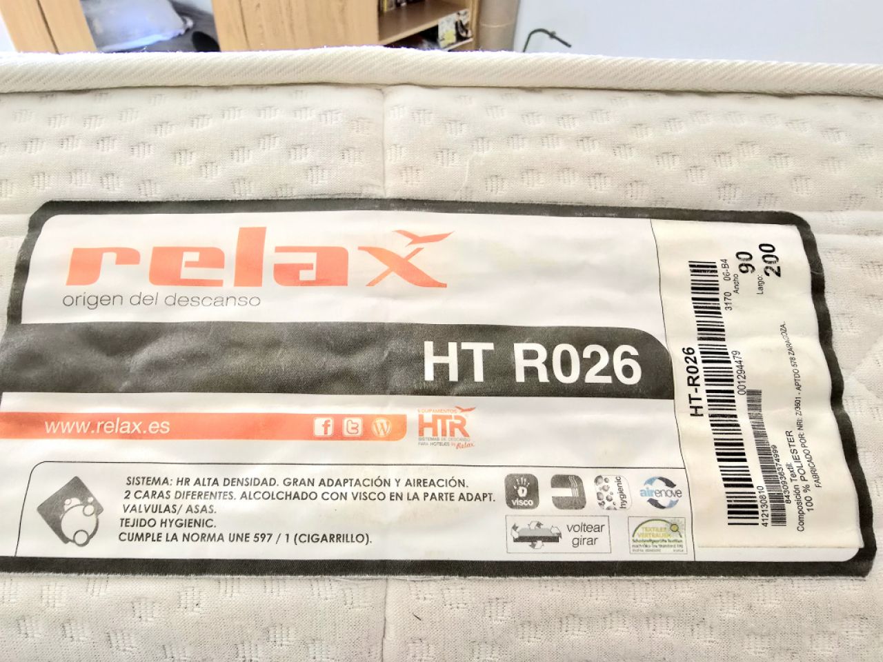 Matratze 90x200 Visco-Elastico,Relax,Top wie Neu