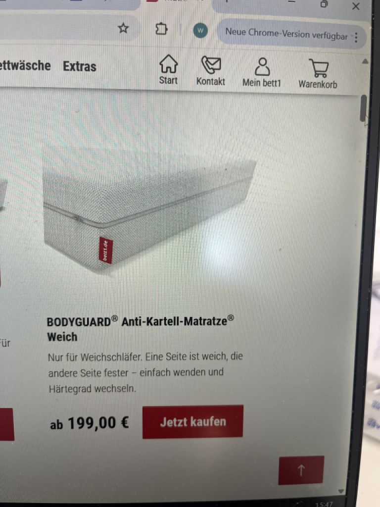New original mattresses from bett1.de