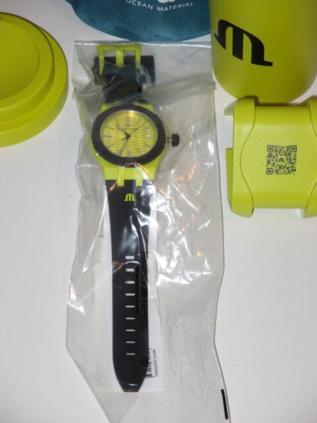 Maurice Lacroix Armbanduhr Aikon Tide Schwarz-Gelb, wasserdicht 100 m (10 ATM) - neu + OVP