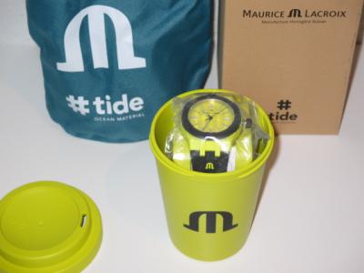 Maurice Lacroix Armbanduhr Aikon Tide Schwarz-Gelb, wasserdicht 100 m (10 ATM) - neu + OVP