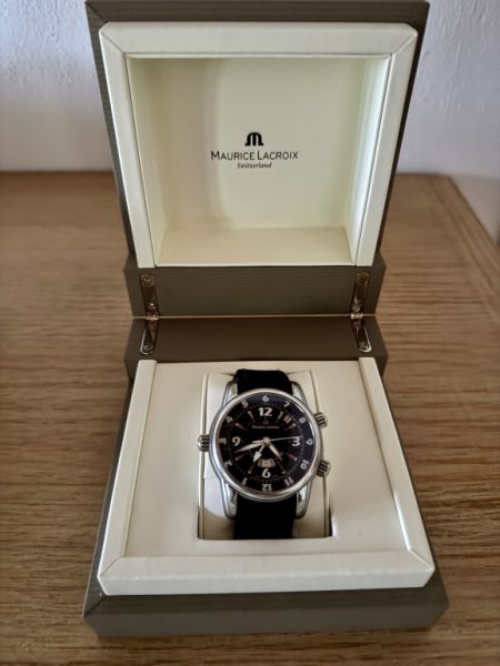 Maurice Lacroix Reveil Globe Masterpiece Automatik Uhr 1.550 €  + Versand ab 35,00 €
