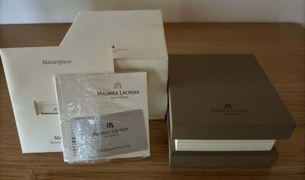 Maurice Lacroix Reveil Globe Masterpiece Automatik Uhr 1.550 €  + Versand ab 35,00 €