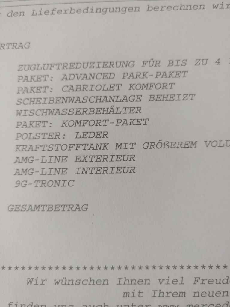 Mercedes C180 Convertible AMG