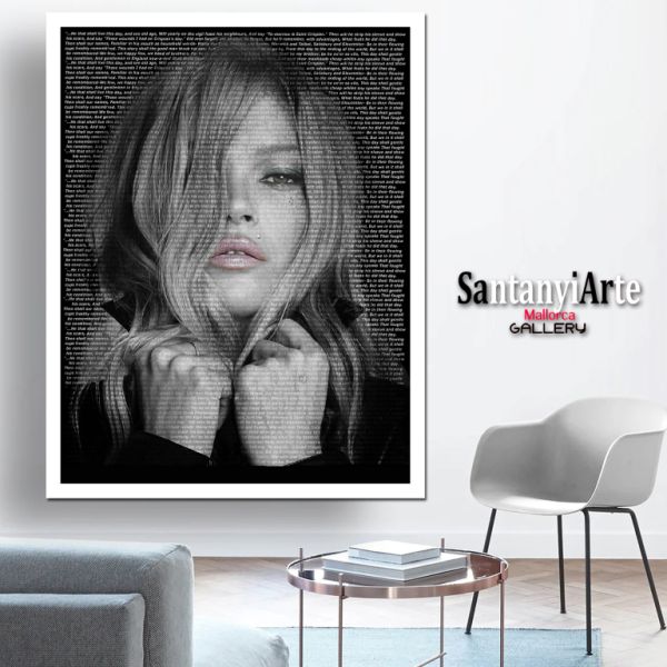 Merilyn Künstler: Jomiku Leinwandbild, Unikat oder Druckgrafik auf Leinwand signiert-nummeriert. Gro