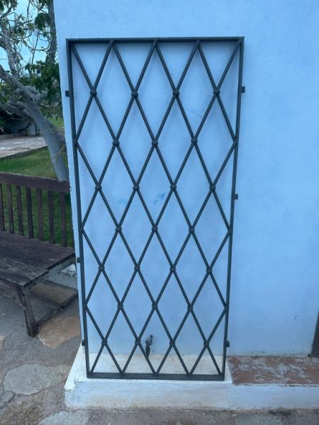 Metal grilles for windows and doors