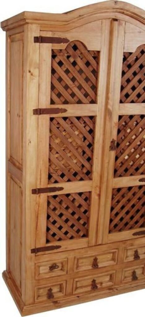 Mexican bar cabinet.