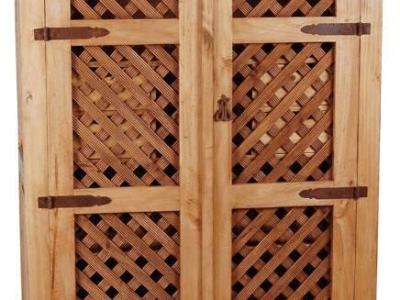 Mexican bar cabinet.