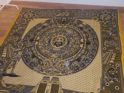 Mexican wall tapestry – Maya calendar – approx. 200 x 220 cm