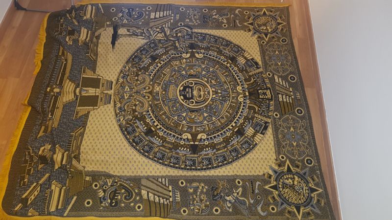 Mexican wall tapestry – Maya calendar – approx. 200 x 220 cm