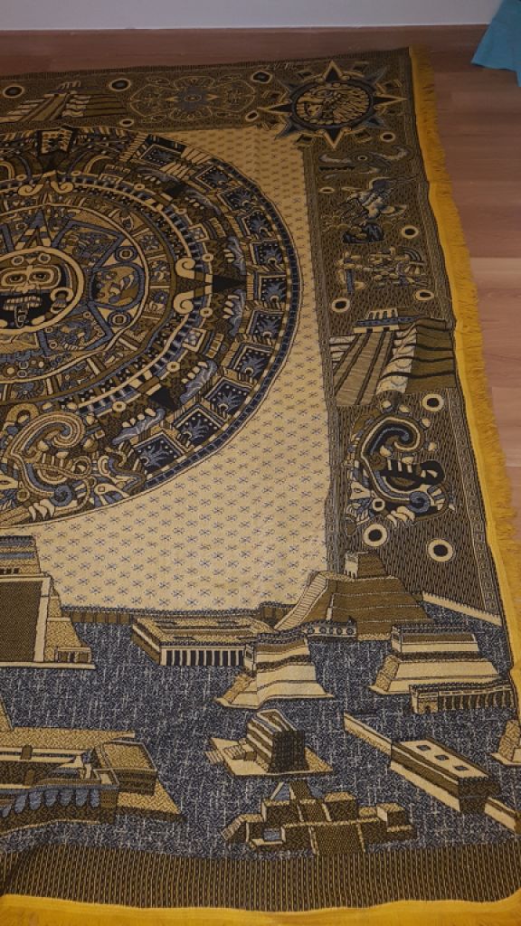 Mexican wall tapestry – Maya calendar – approx. 200 x 220 cm