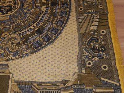 Mexican wall tapestry – Maya calendar – approx. 200 x 220 cm