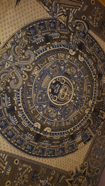 Mexican wall tapestry – Maya calendar – approx. 200 x 220 cm