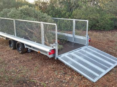 Mini excavator # Telescopic loader & trailer - Rental