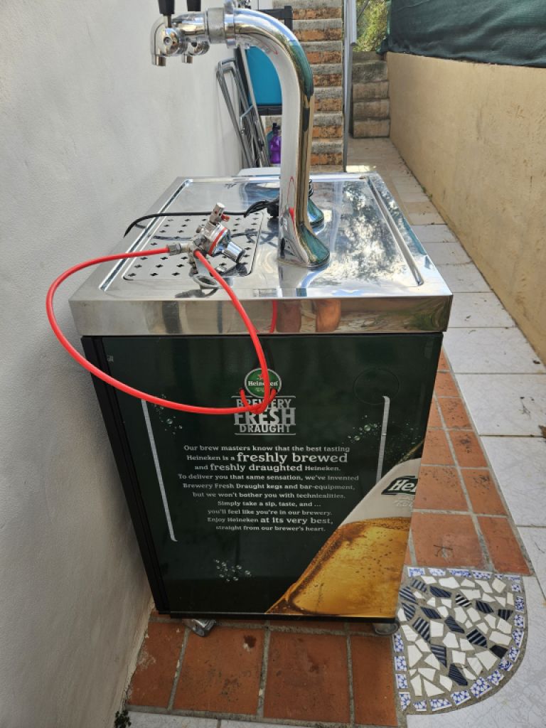 Mobile tap system 2 x 20 liters David barrels