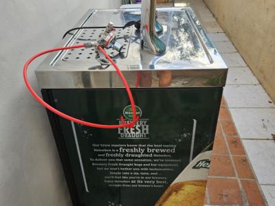 Mobile tap system 2 x 20 liters David barrels