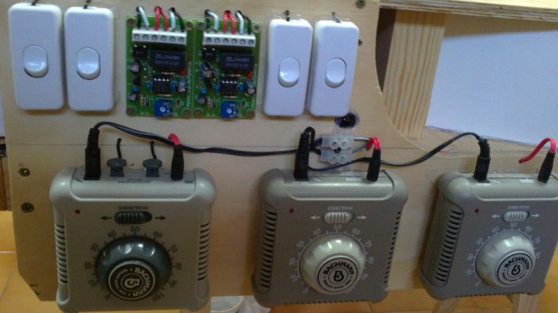 Modelleisenbahn Anlage 0, nur das gestaltete Layout ohne rollendes Material.