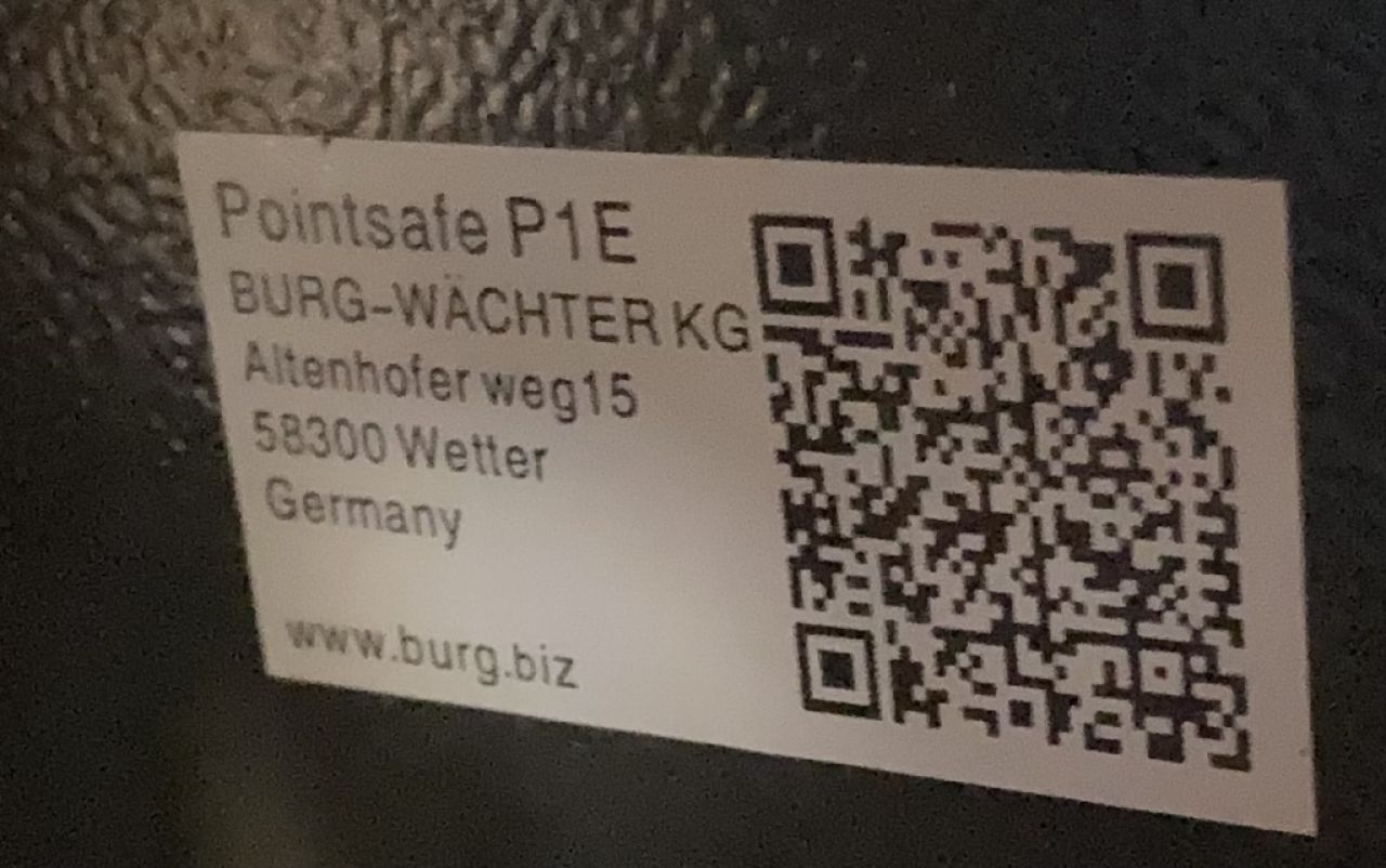 Furniture safe / Safe from Burg Wächter