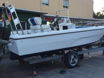 Motorboot GLASTON Boot 5, 90x210 Motor Honda 115CV 4-Takt Einspritzung. Fahrt sehr gut