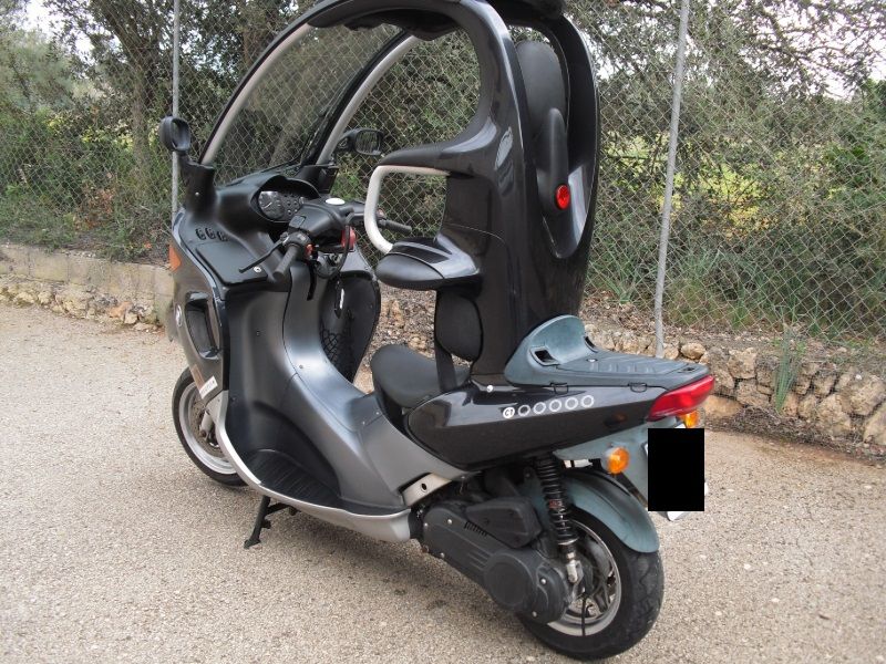 Motorradfahren ohne Helm BMW C1