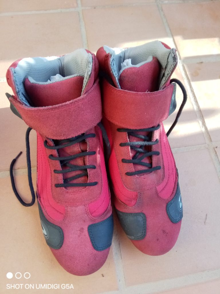 Motorradschuhe MARKE RICHA rot Gr.45 sehr gepflegt