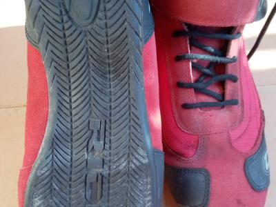 Motorradschuhe MARKE RICHA rot Gr.45 sehr gepflegt
