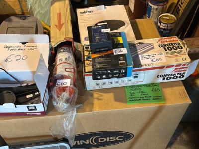 Engine stand (SEALY) & other items