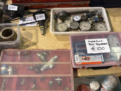 Engine stand (SEALY) & other items