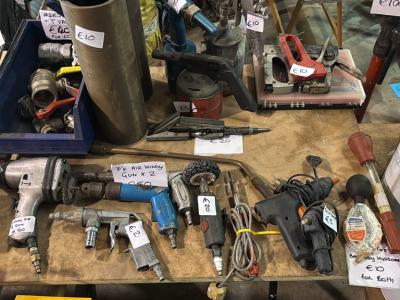 Engine stand (SEALY) & other items