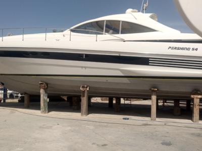 Yate a motor Lancha a motor Lancha a motor Pershing 54 Intercambio con el barco inmobiliario yate co