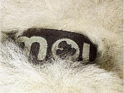 Mou Damen-Lammfell-Slipper Eskimo, Gr. 38, Weiß