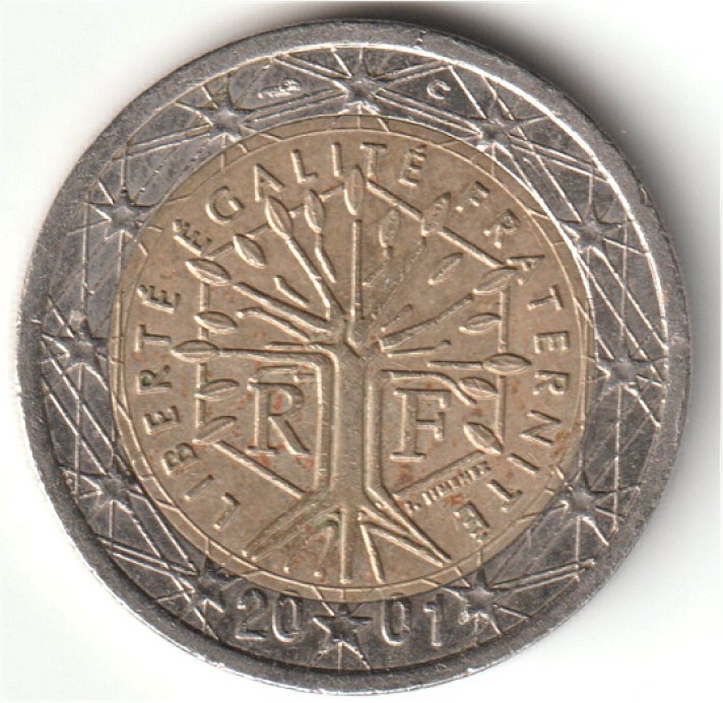 Coin 2 EUR, Francia, Francia