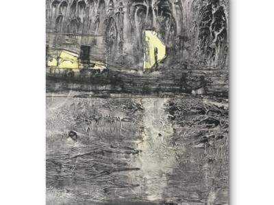 Nacht-Aquarell von Portocolom Ohne Rahmen