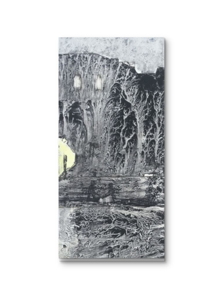 Nacht-Aquarell von Portocolom Ohne Rahmen