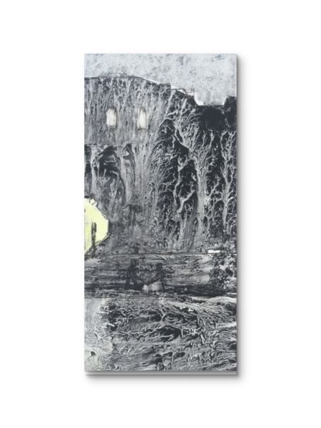 Nacht-Aquarell von Portocolom Ohne Rahmen