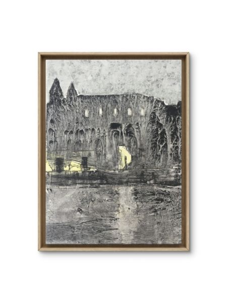 Nacht-Aquarell von Portocolom Ohne Rahmen