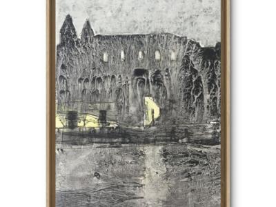 Nacht-Aquarell von Portocolom Ohne Rahmen